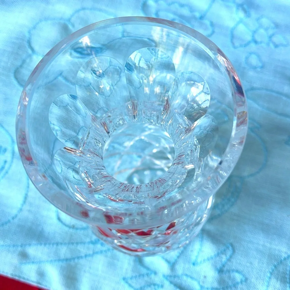 Signed VINTAGE WATERFORD CRYSTAL VASE 5 1/2